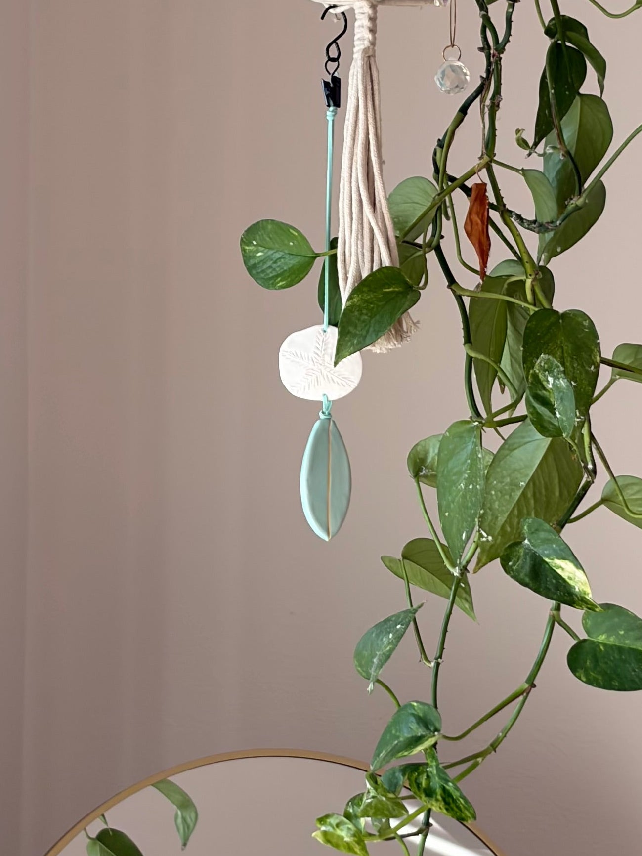 Sand Dollar + Surfboard charm