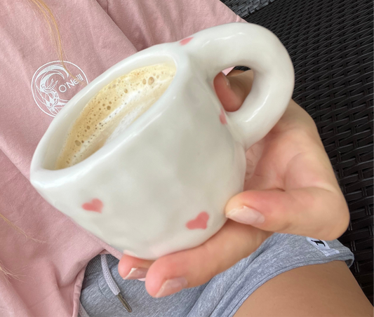Espresso hearts set - pre order